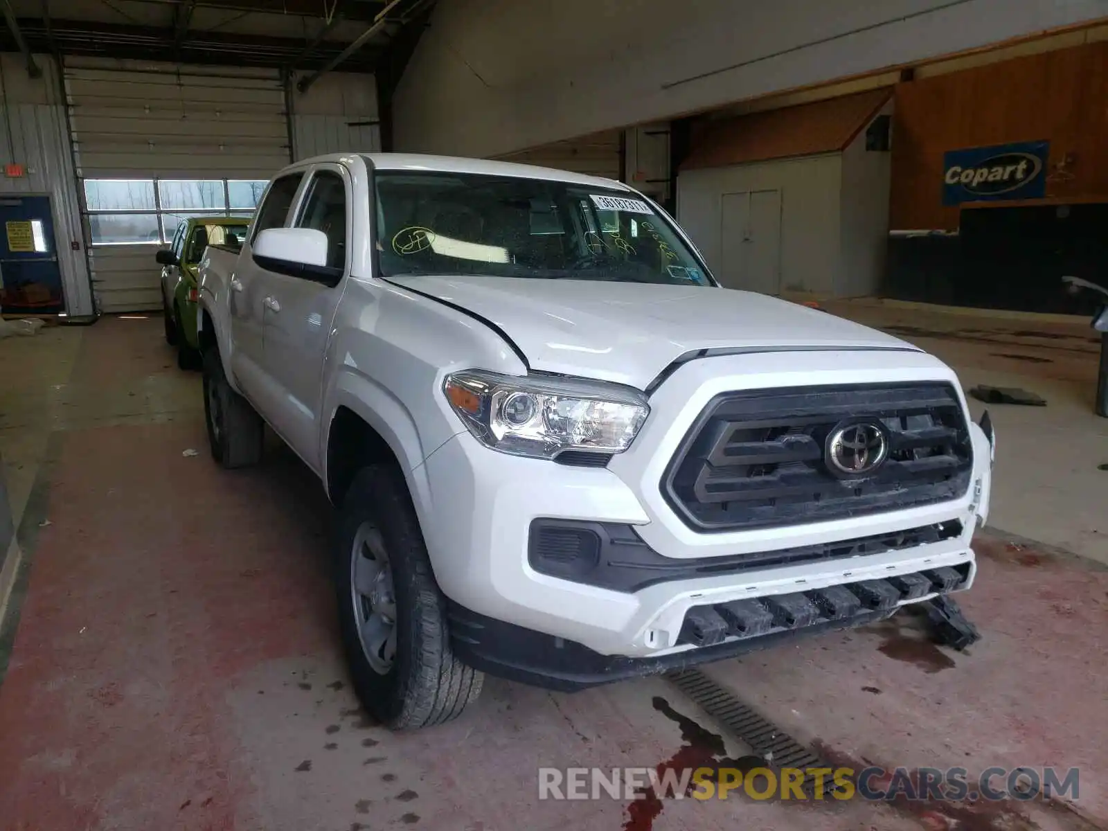 1 Photograph of a damaged car 3TMCZ5AN5MM374312 TOYOTA TACOMA 2021