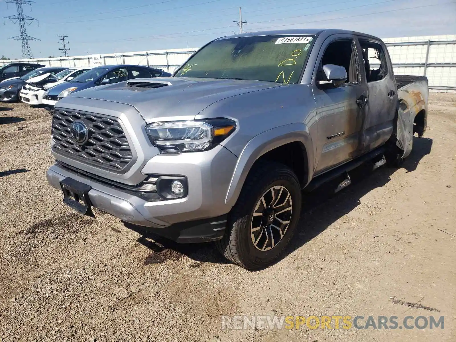 2 Photograph of a damaged car 3TMCZ5AN5MM378974 TOYOTA TACOMA 2021