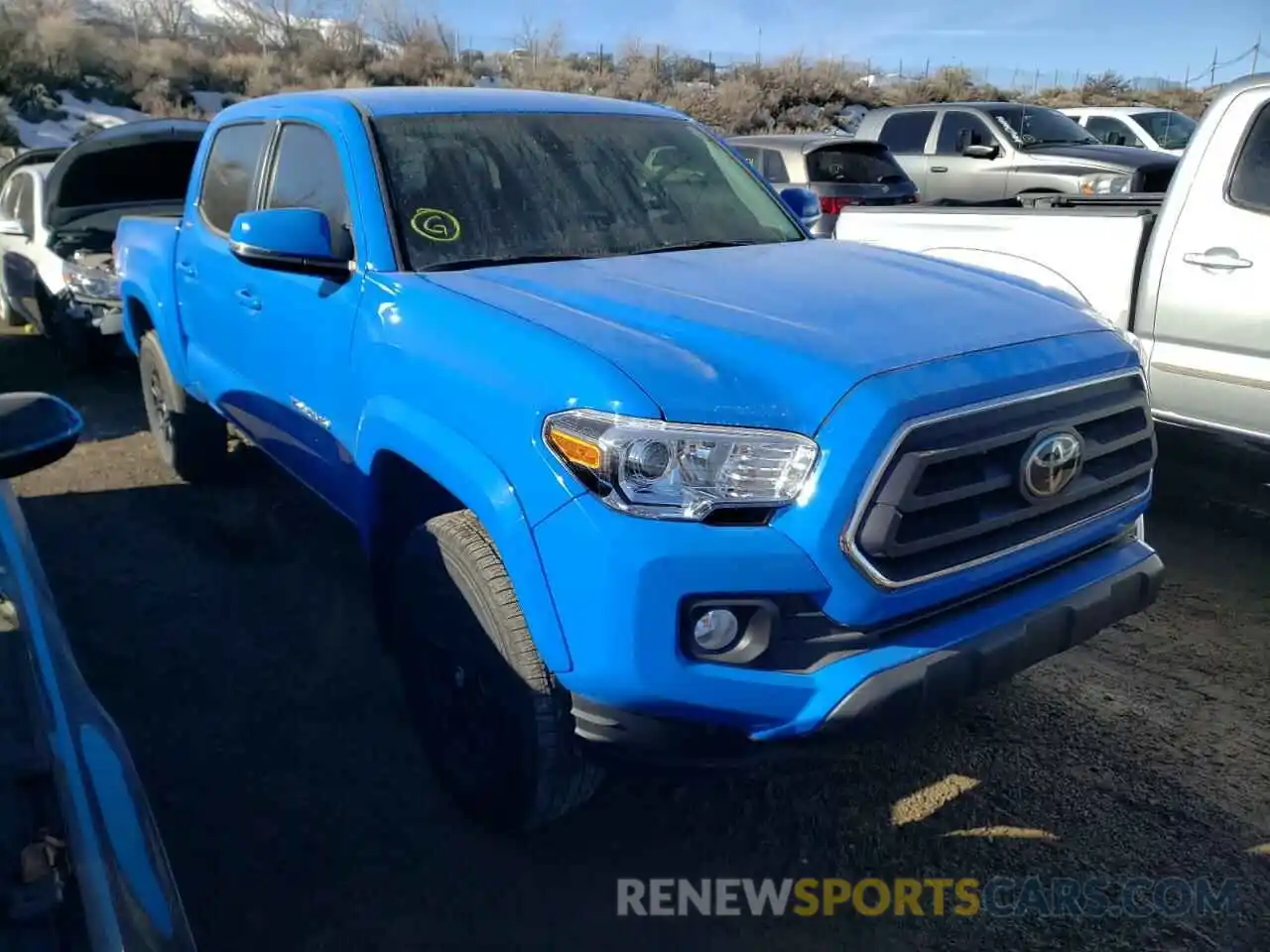 1 Photograph of a damaged car 3TMCZ5AN5MM379171 TOYOTA TACOMA 2021