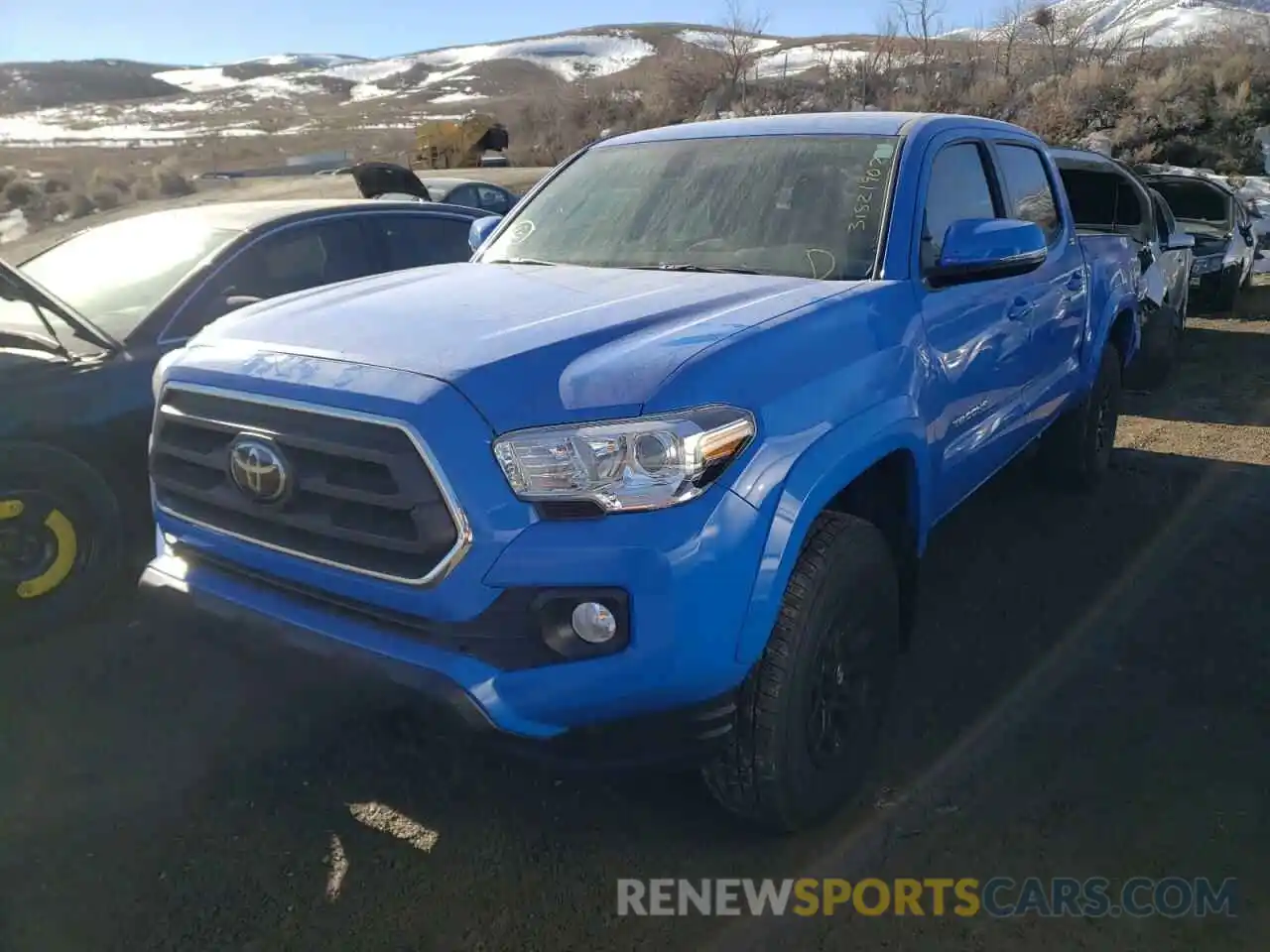 2 Photograph of a damaged car 3TMCZ5AN5MM379171 TOYOTA TACOMA 2021