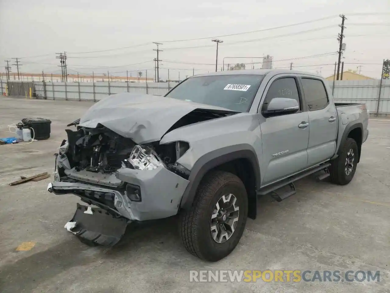 2 Photograph of a damaged car 3TMCZ5AN5MM382698 TOYOTA TACOMA 2021