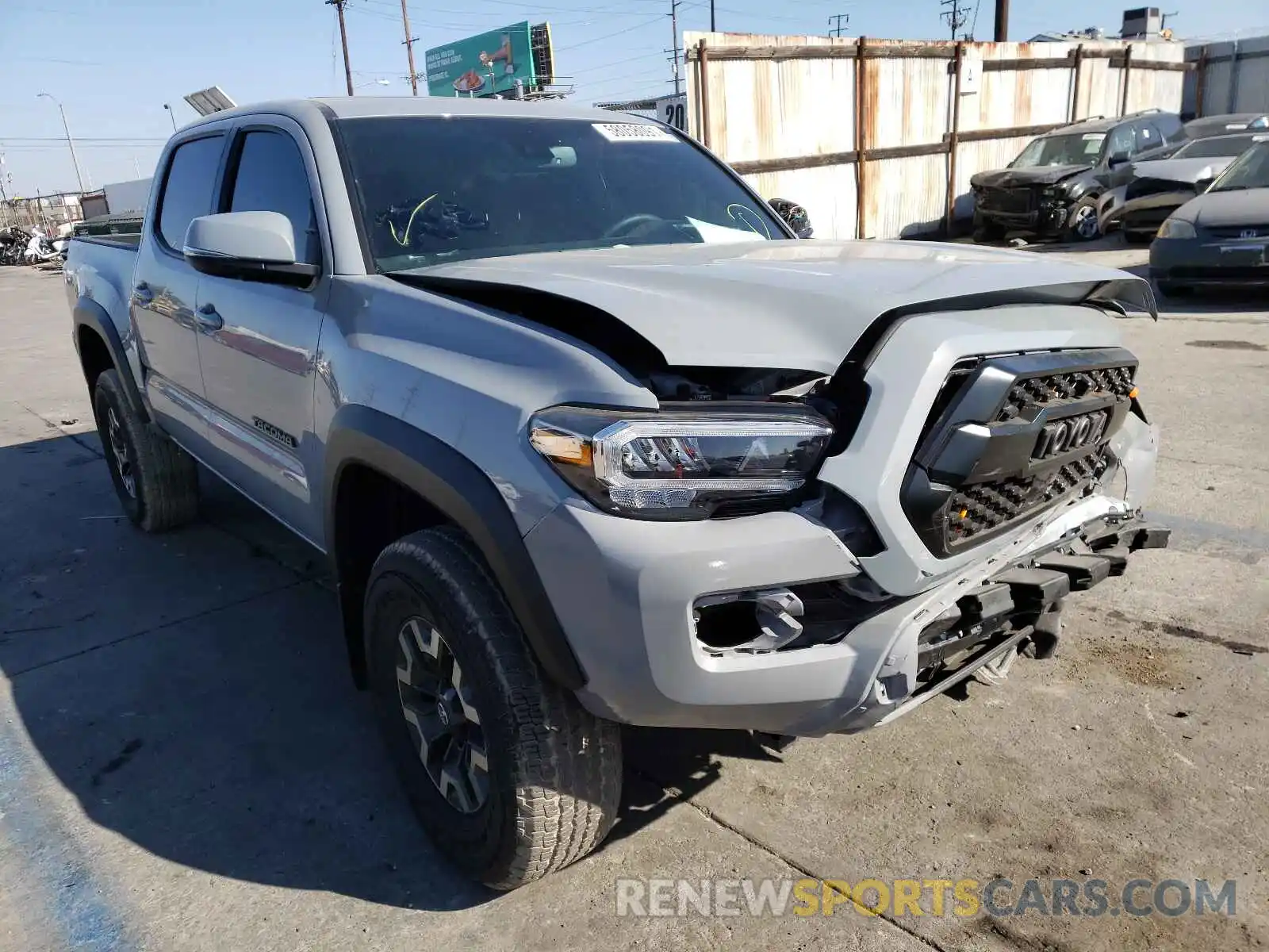 1 Photograph of a damaged car 3TMCZ5AN5MM383737 TOYOTA TACOMA 2021