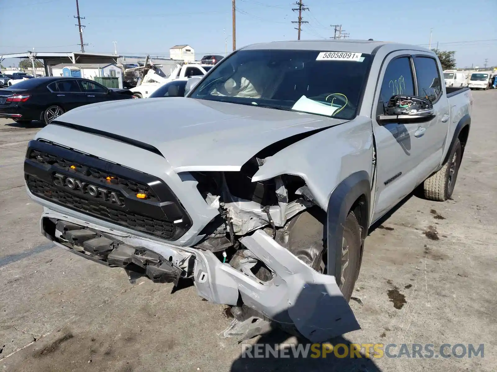 2 Photograph of a damaged car 3TMCZ5AN5MM383737 TOYOTA TACOMA 2021