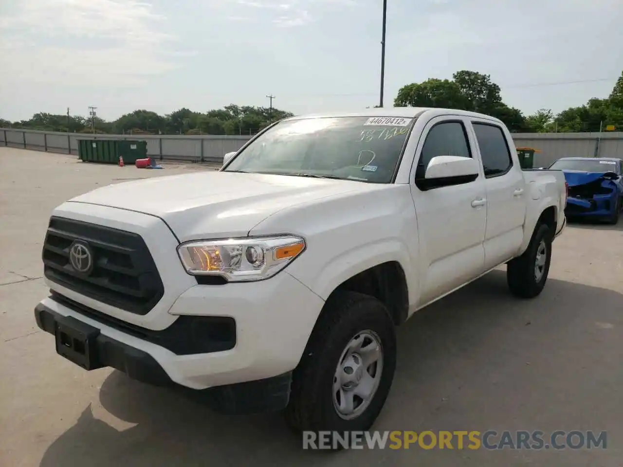 2 Photograph of a damaged car 3TMCZ5AN5MM387626 TOYOTA TACOMA 2021