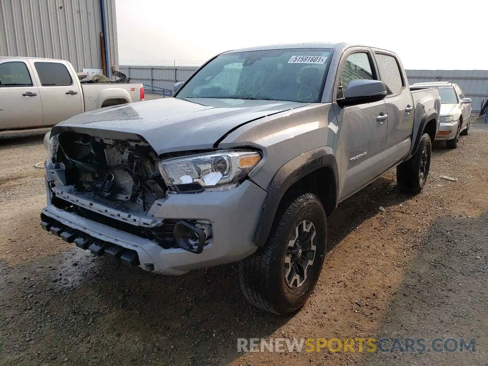 2 Photograph of a damaged car 3TMCZ5AN5MM389697 TOYOTA TACOMA 2021