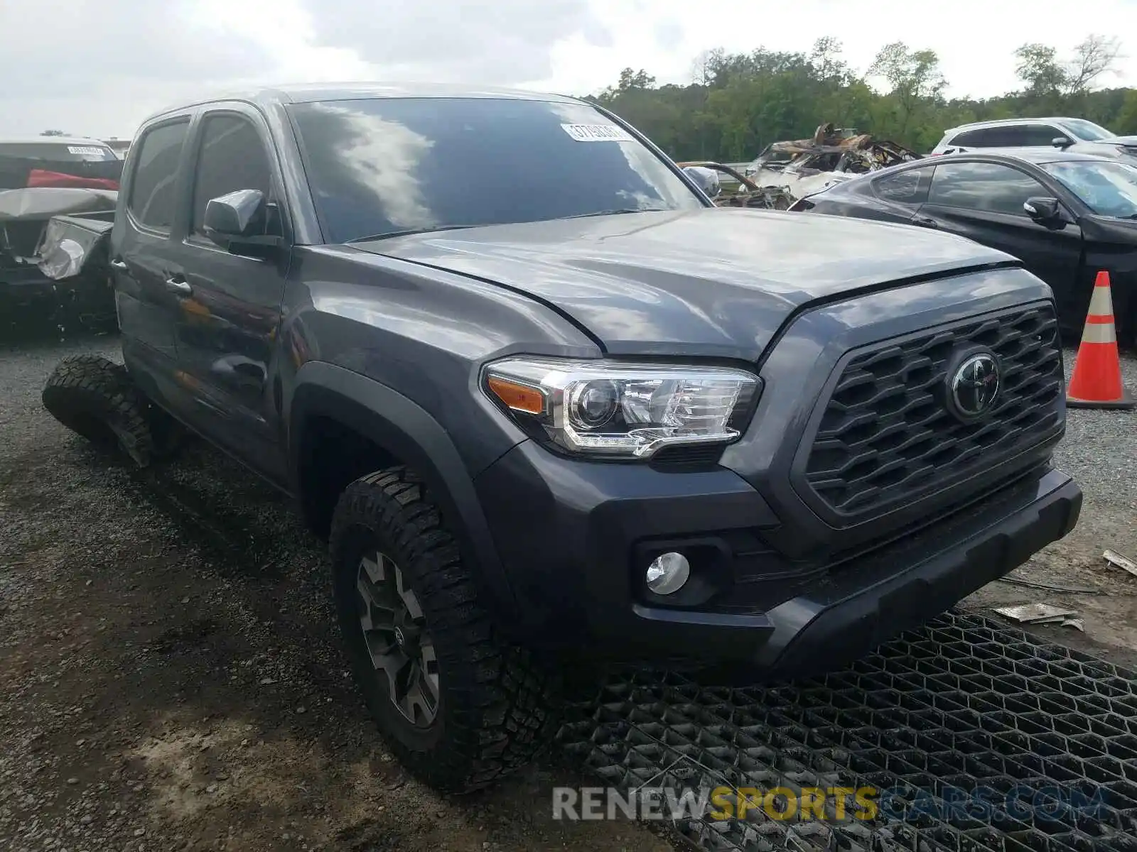 1 Photograph of a damaged car 3TMCZ5AN5MM396701 TOYOTA TACOMA 2021