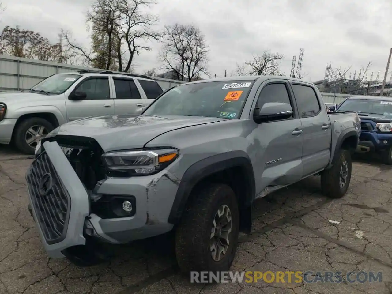 2 Photograph of a damaged car 3TMCZ5AN5MM400410 TOYOTA TACOMA 2021