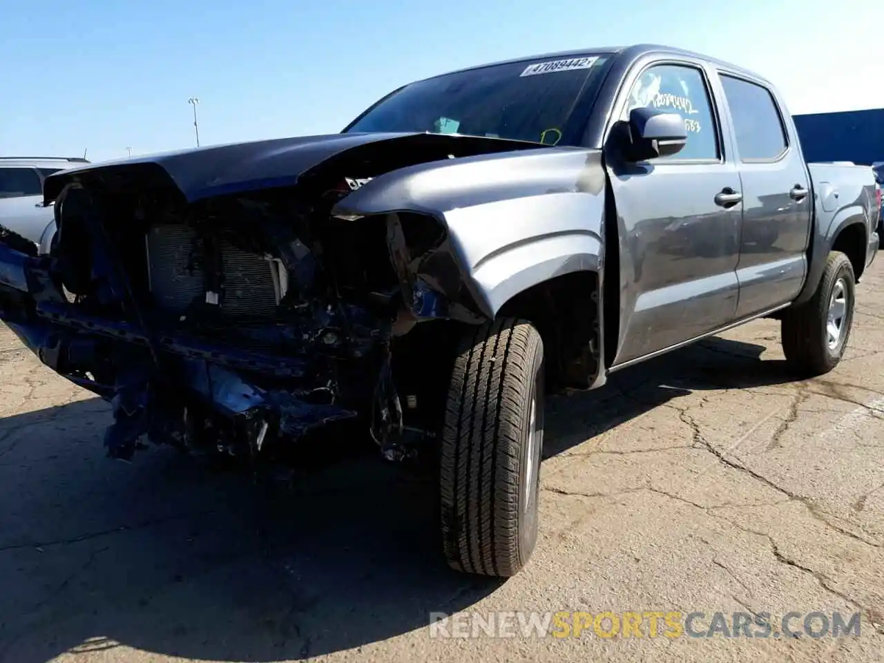 2 Photograph of a damaged car 3TMCZ5AN5MM401234 TOYOTA TACOMA 2021