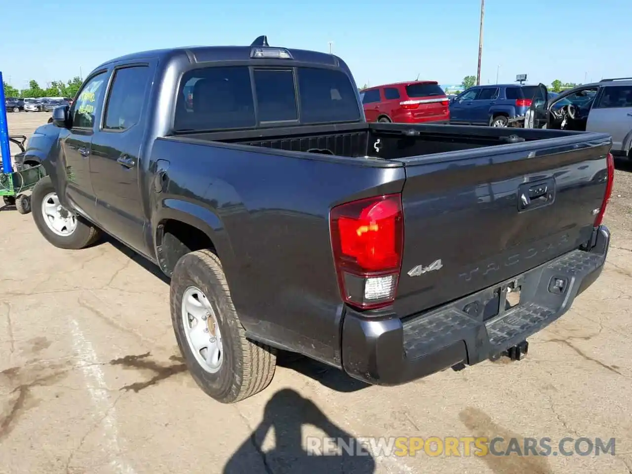 3 Photograph of a damaged car 3TMCZ5AN5MM401234 TOYOTA TACOMA 2021