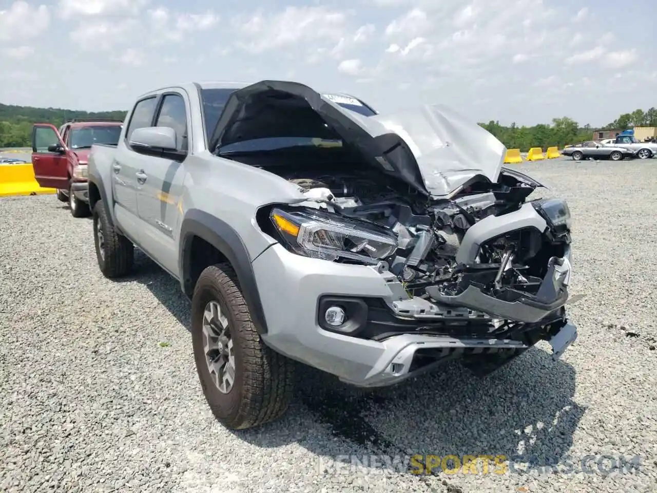 1 Photograph of a damaged car 3TMCZ5AN5MM405381 TOYOTA TACOMA 2021