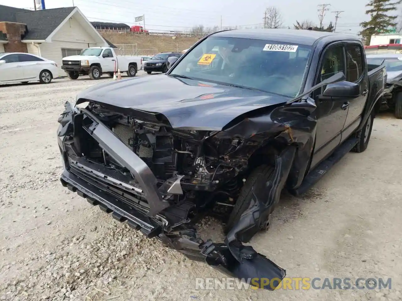 9 Photograph of a damaged car 3TMCZ5AN5MM405445 TOYOTA TACOMA 2021