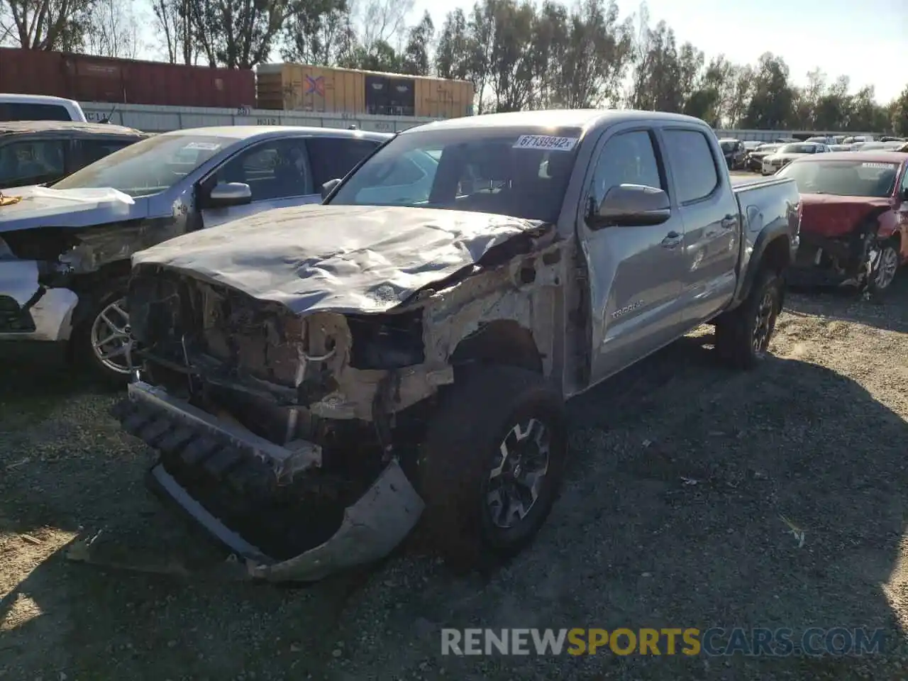 2 Photograph of a damaged car 3TMCZ5AN5MM406482 TOYOTA TACOMA 2021