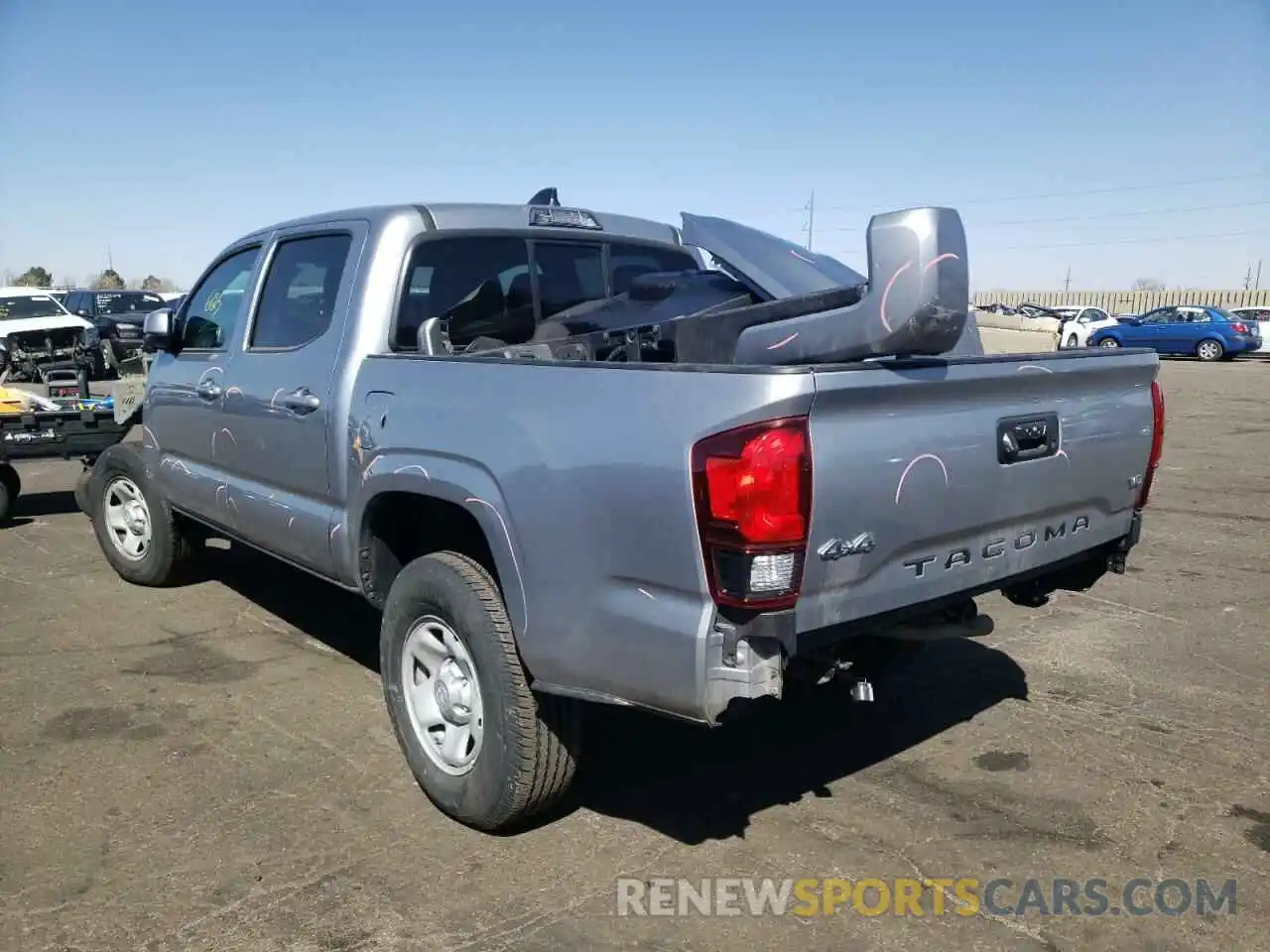 3 Photograph of a damaged car 3TMCZ5AN5MM406496 TOYOTA TACOMA 2021