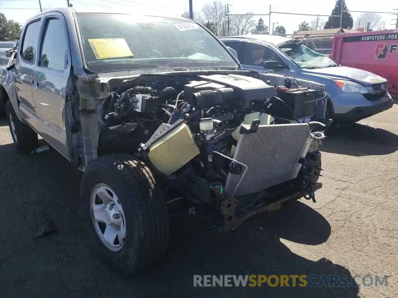 9 Photograph of a damaged car 3TMCZ5AN5MM406496 TOYOTA TACOMA 2021