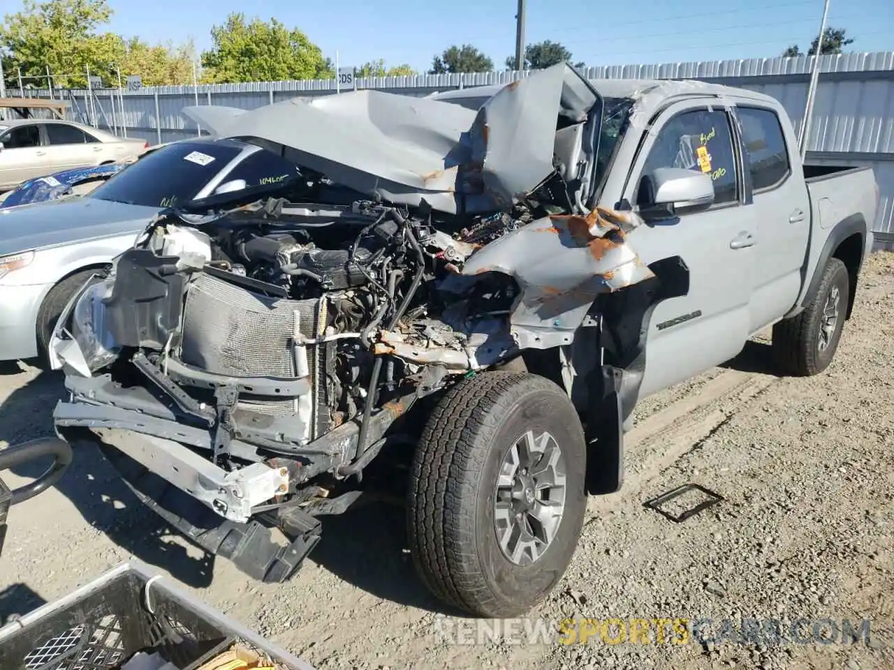 2 Photograph of a damaged car 3TMCZ5AN5MM407888 TOYOTA TACOMA 2021