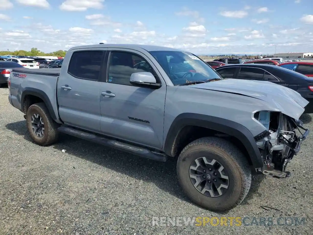 4 Фотография поврежденного автомобиля 3TMCZ5AN5MM410449 TOYOTA TACOMA 2021