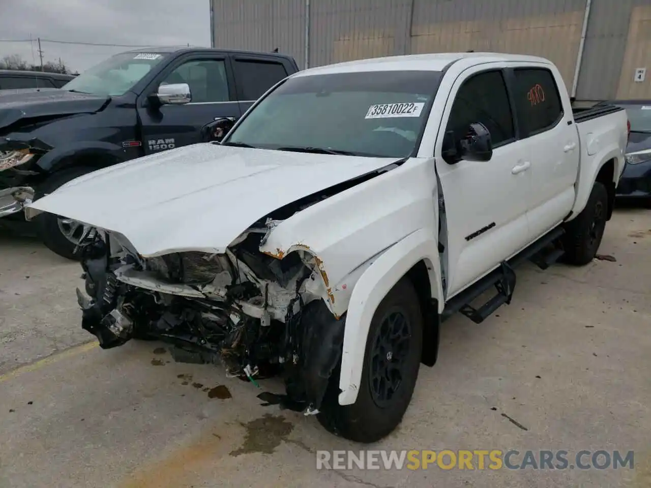 2 Photograph of a damaged car 3TMCZ5AN5MM410791 TOYOTA TACOMA 2021