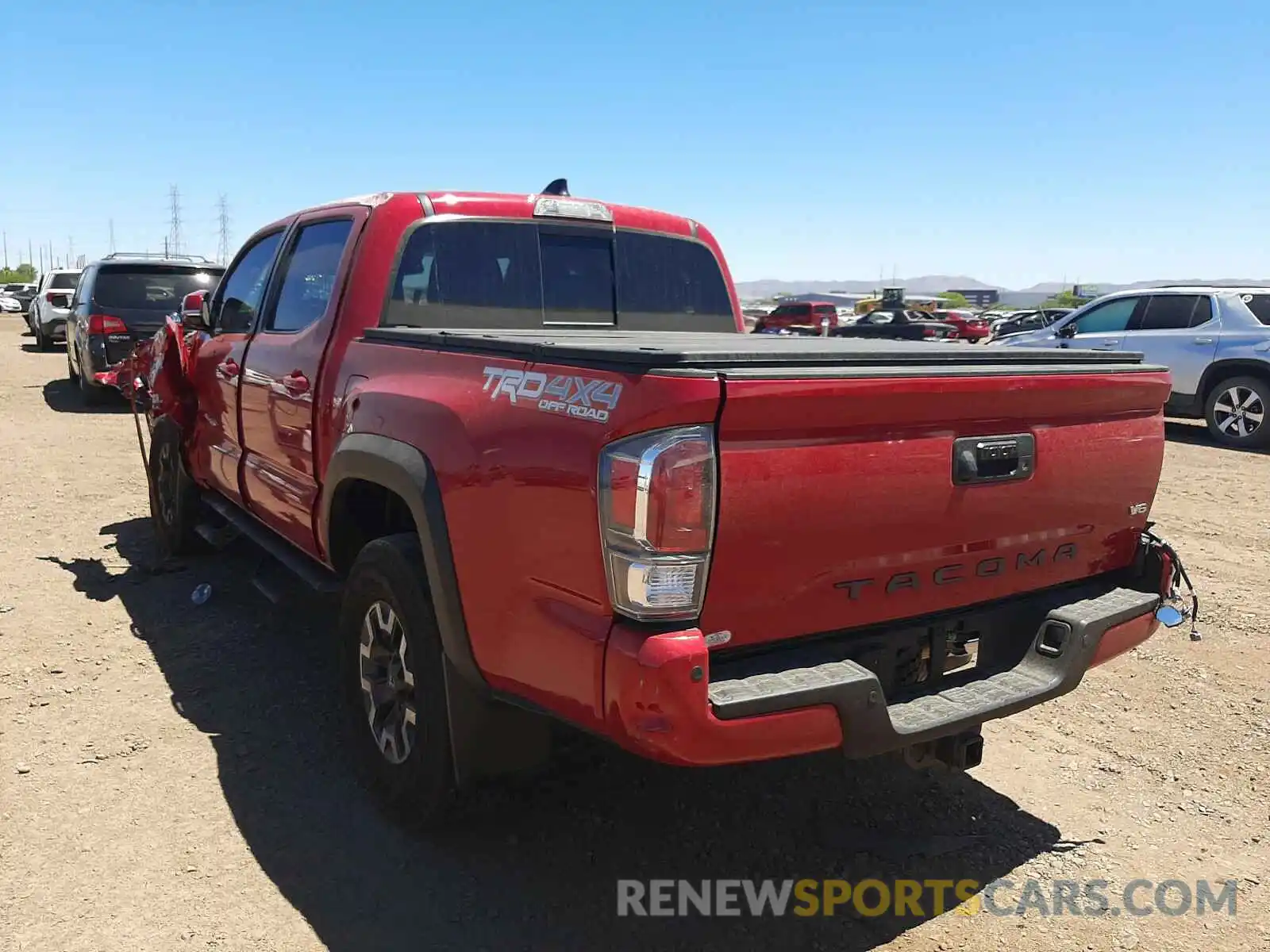 3 Photograph of a damaged car 3TMCZ5AN5MM411018 TOYOTA TACOMA 2021