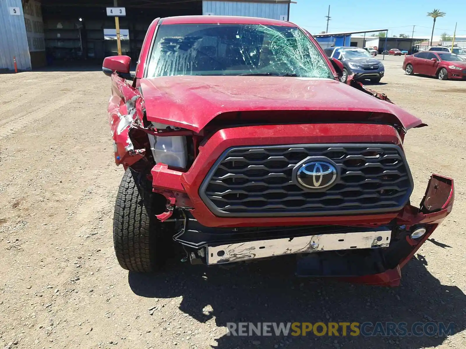 9 Photograph of a damaged car 3TMCZ5AN5MM411018 TOYOTA TACOMA 2021