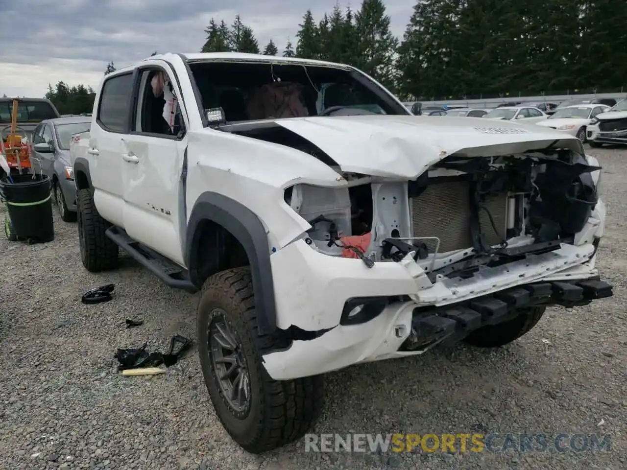 1 Photograph of a damaged car 3TMCZ5AN5MM418888 TOYOTA TACOMA 2021