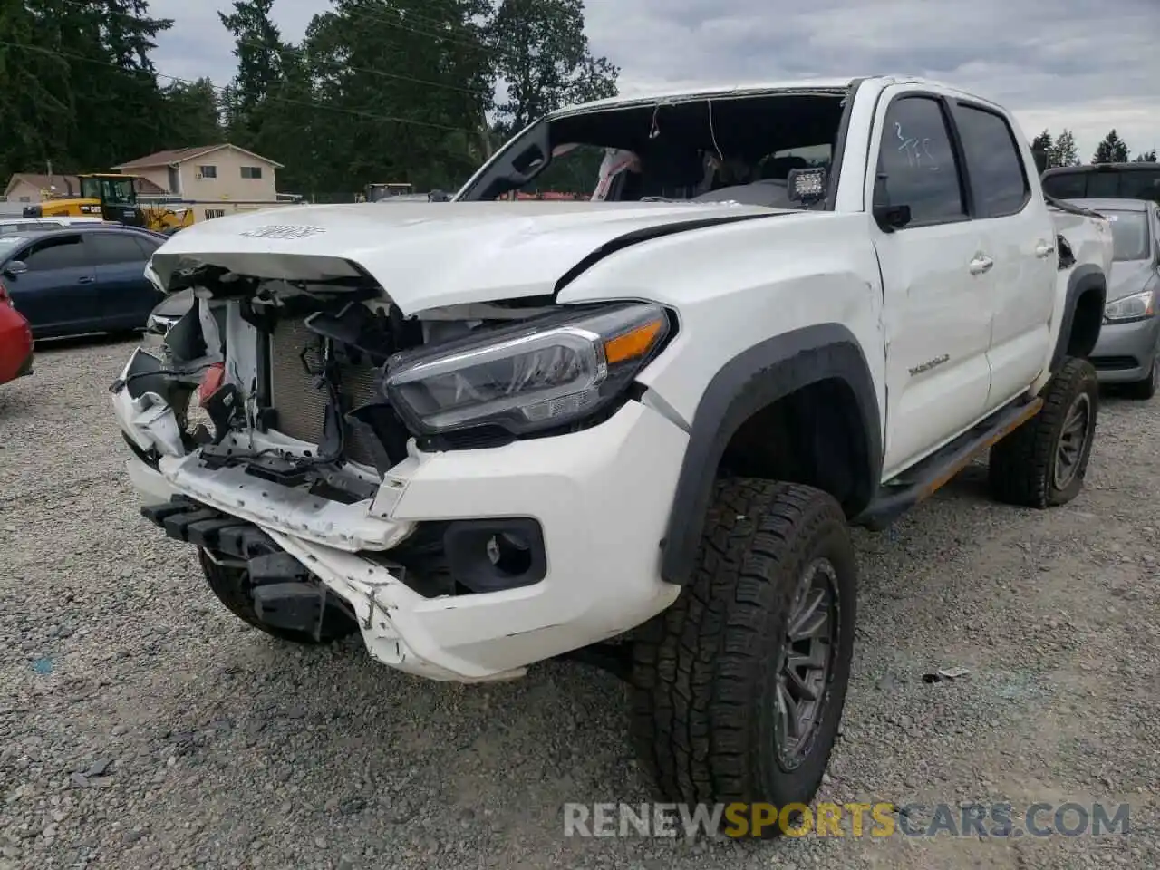 2 Photograph of a damaged car 3TMCZ5AN5MM418888 TOYOTA TACOMA 2021