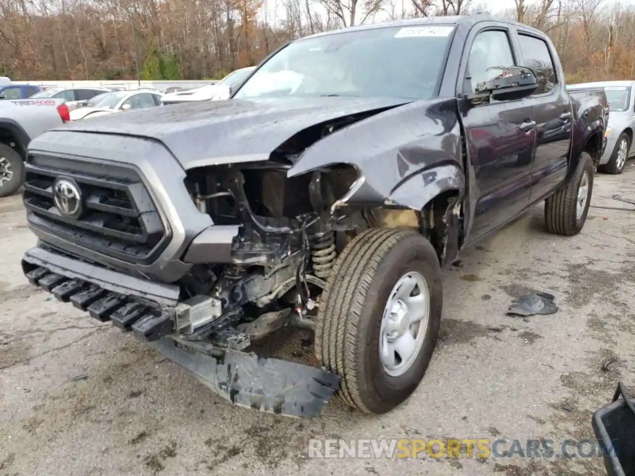 2 Photograph of a damaged car 3TMCZ5AN5MM421502 TOYOTA TACOMA 2021