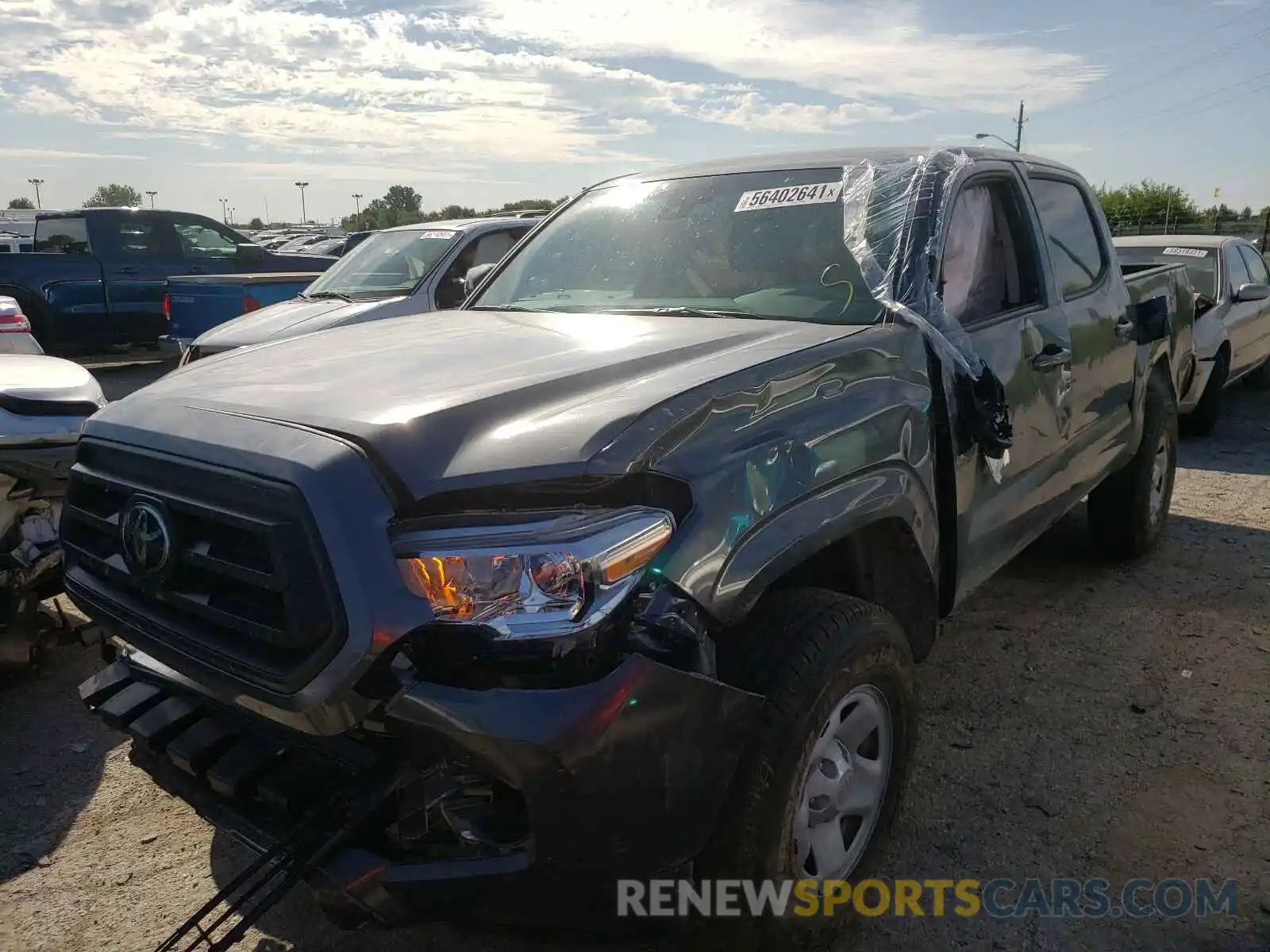 2 Photograph of a damaged car 3TMCZ5AN5MM422147 TOYOTA TACOMA 2021