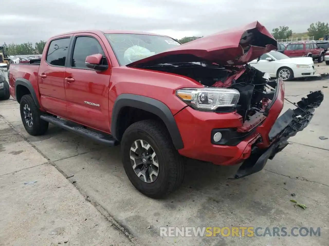 1 Photograph of a damaged car 3TMCZ5AN5MM422553 TOYOTA TACOMA 2021