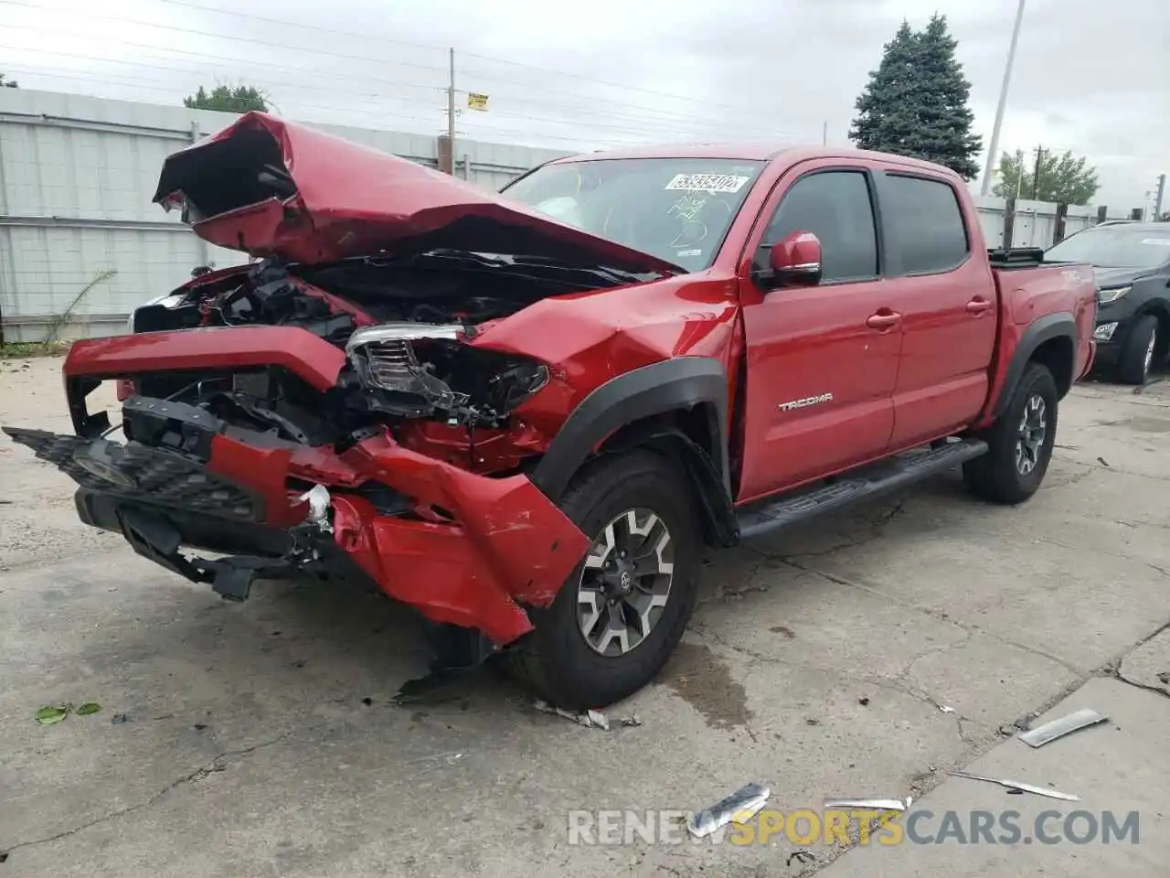 2 Photograph of a damaged car 3TMCZ5AN5MM422553 TOYOTA TACOMA 2021