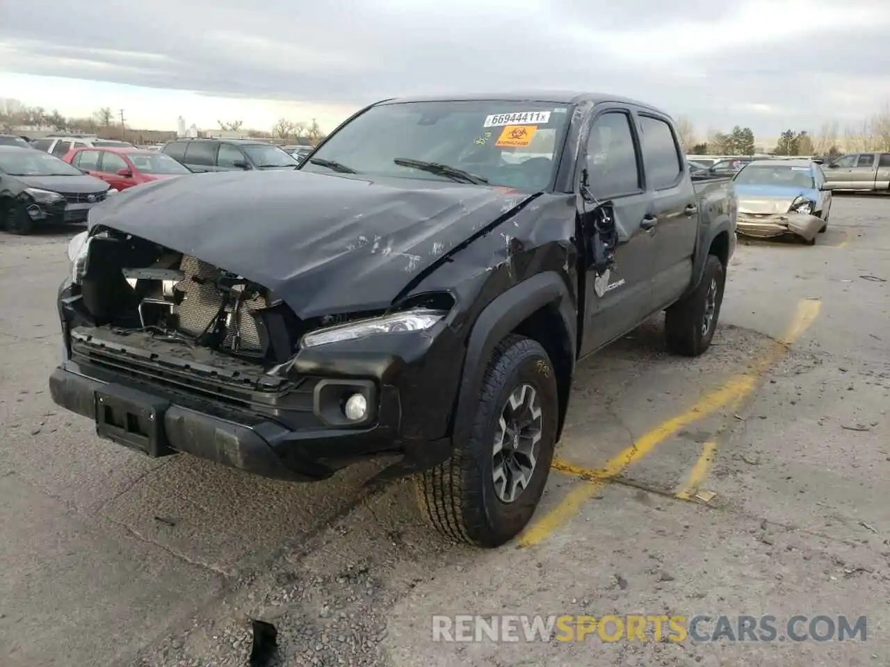 2 Photograph of a damaged car 3TMCZ5AN5MM441457 TOYOTA TACOMA 2021