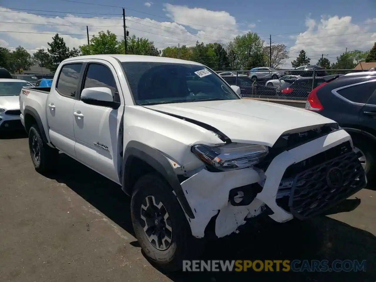 1 Photograph of a damaged car 3TMCZ5AN5MM441555 TOYOTA TACOMA 2021