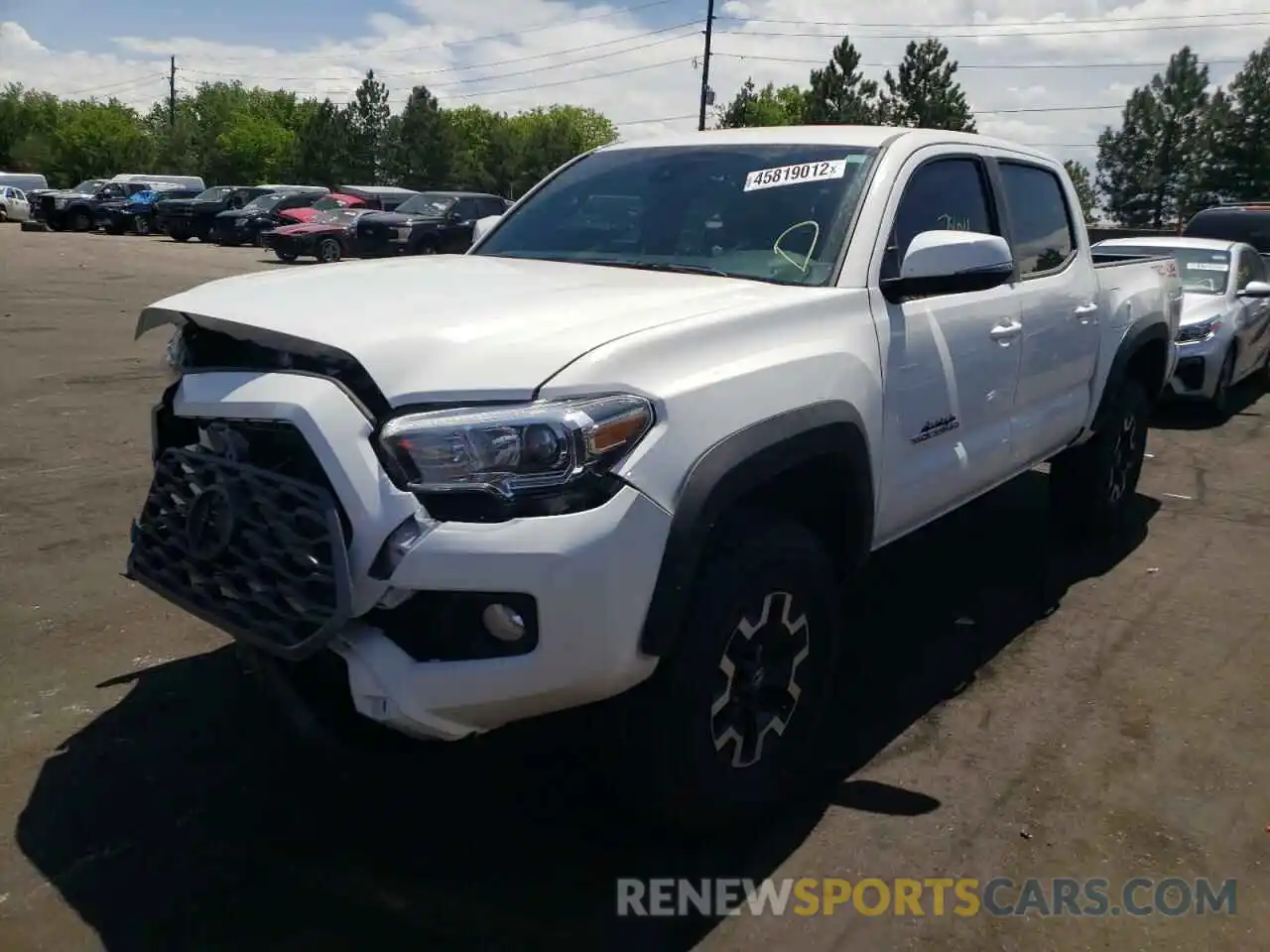 2 Photograph of a damaged car 3TMCZ5AN5MM441555 TOYOTA TACOMA 2021