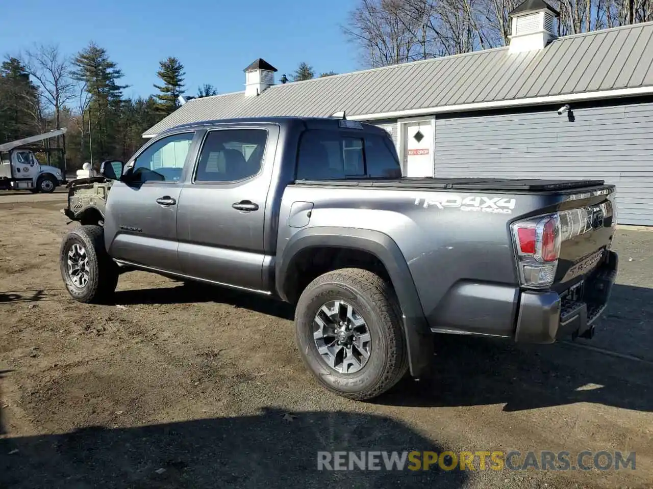 2 Photograph of a damaged car 3TMCZ5AN5MM441846 TOYOTA TACOMA 2021