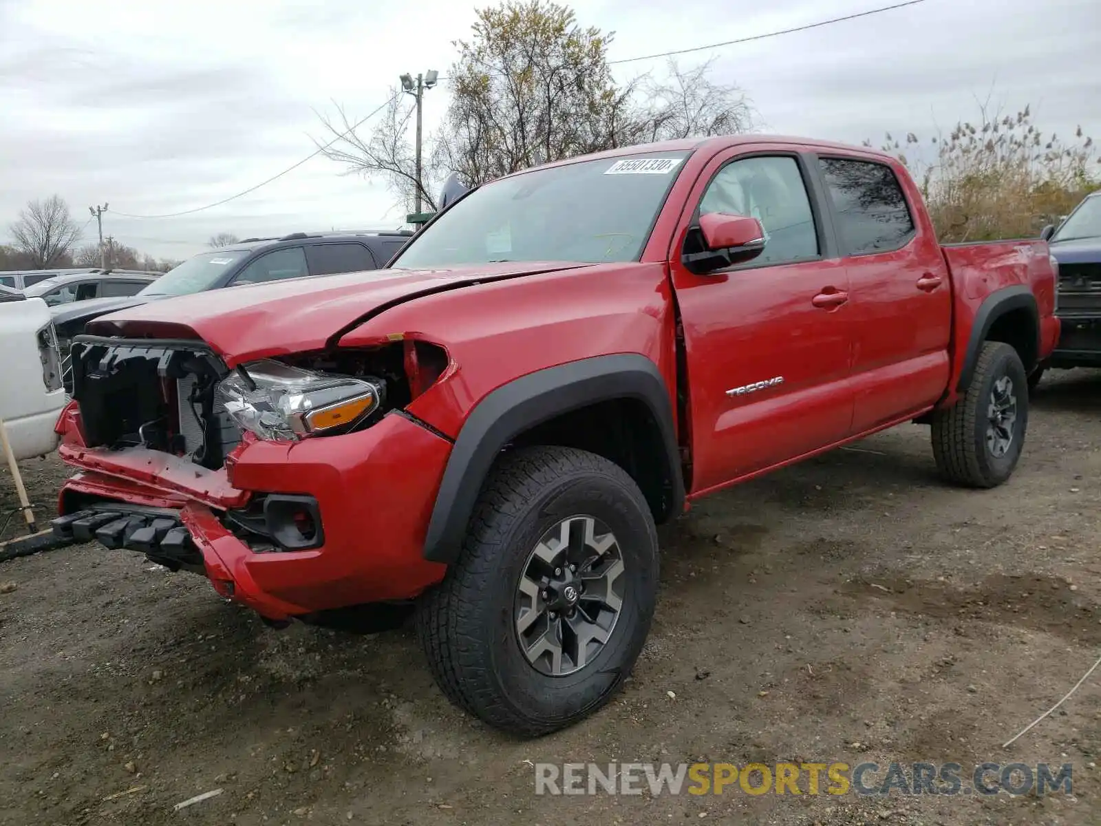 2 Photograph of a damaged car 3TMCZ5AN6MM369880 TOYOTA TACOMA 2021