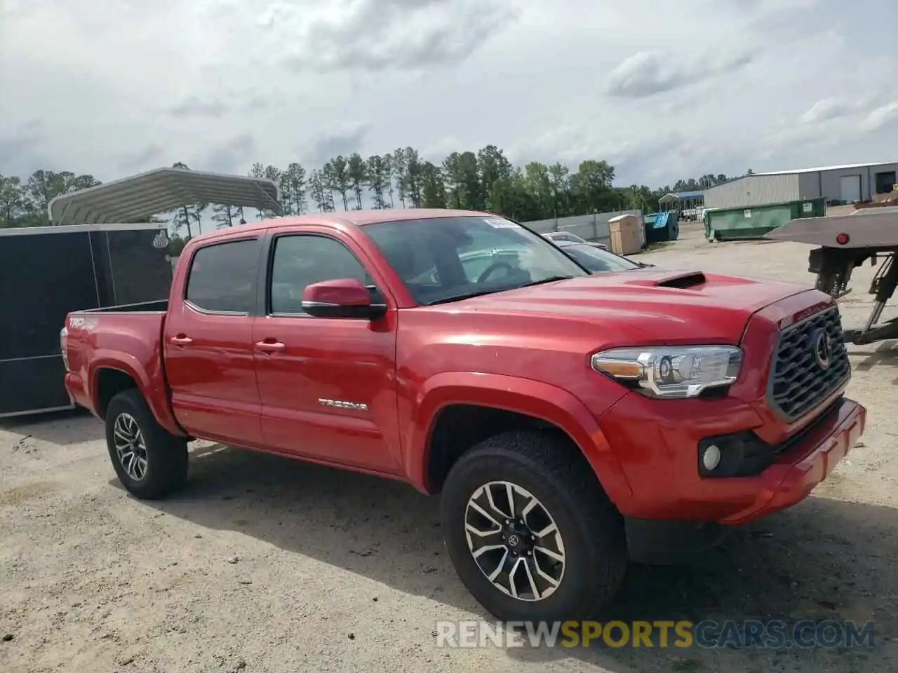 1 Photograph of a damaged car 3TMCZ5AN6MM370575 TOYOTA TACOMA 2021