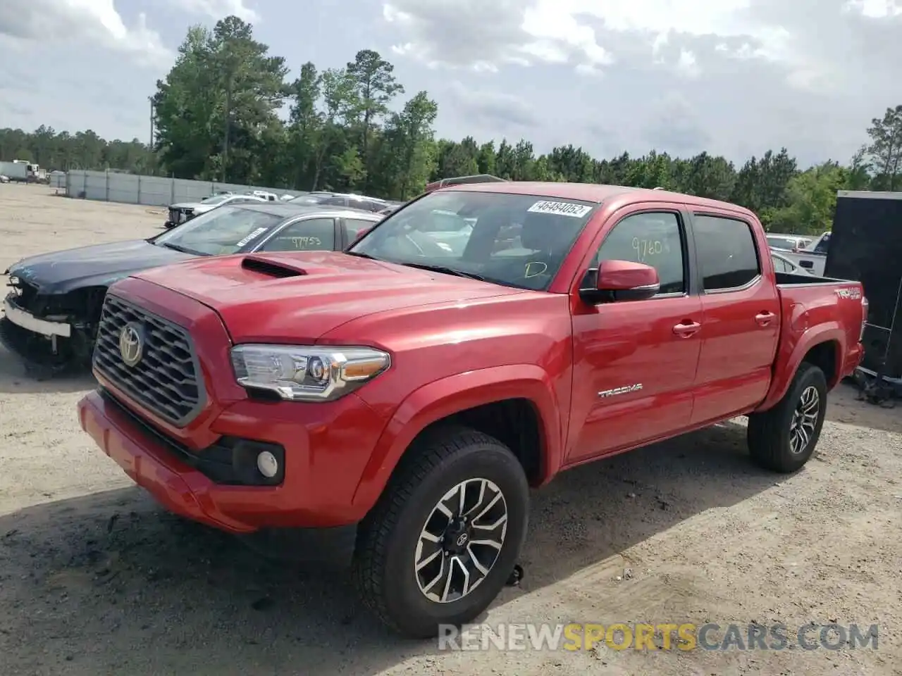 2 Photograph of a damaged car 3TMCZ5AN6MM370575 TOYOTA TACOMA 2021