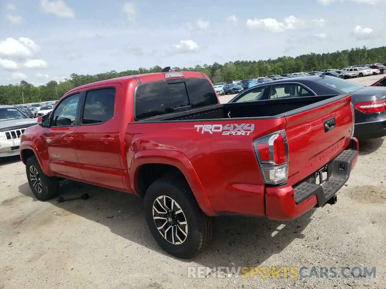 3 Photograph of a damaged car 3TMCZ5AN6MM370575 TOYOTA TACOMA 2021