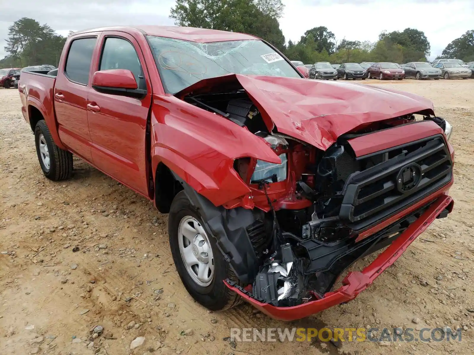 1 Фотография поврежденного автомобиля 3TMCZ5AN6MM374528 TOYOTA TACOMA 2021