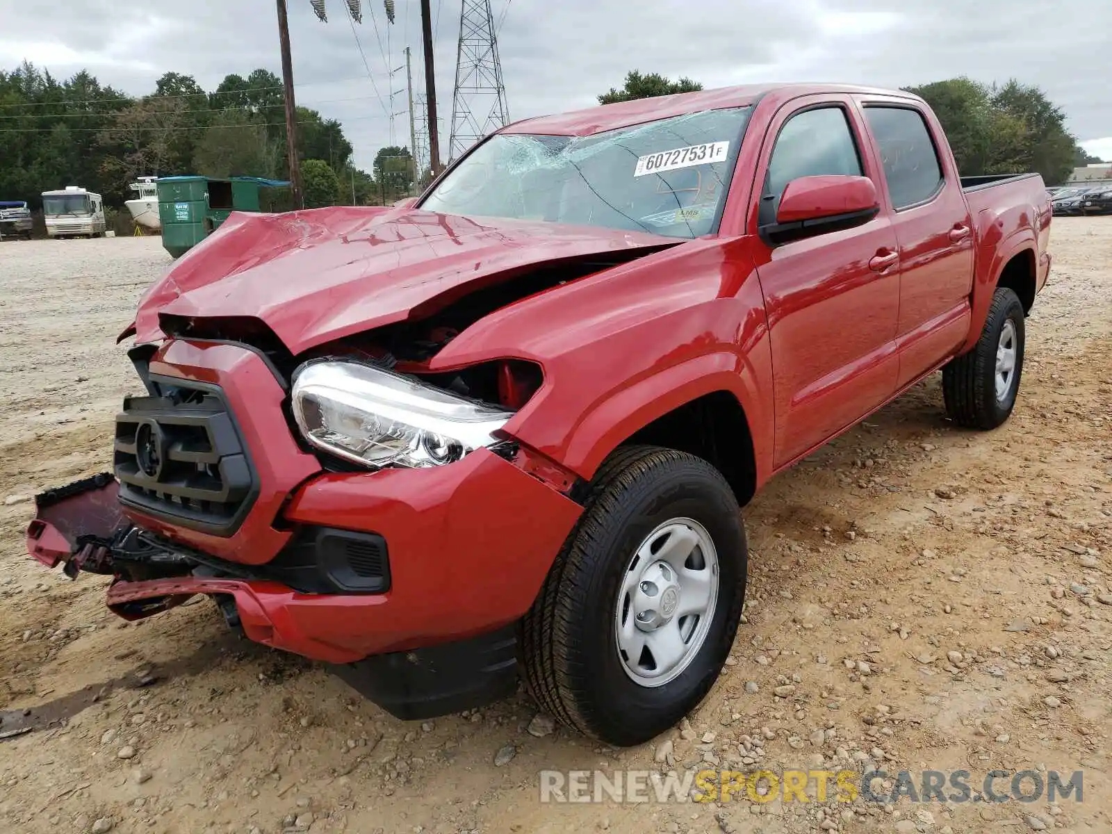 2 Фотография поврежденного автомобиля 3TMCZ5AN6MM374528 TOYOTA TACOMA 2021