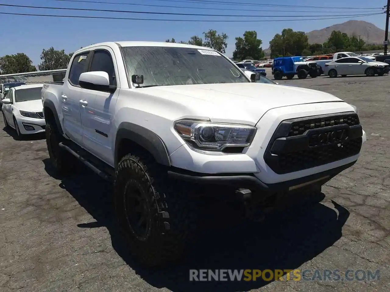 1 Photograph of a damaged car 3TMCZ5AN6MM374772 TOYOTA TACOMA 2021