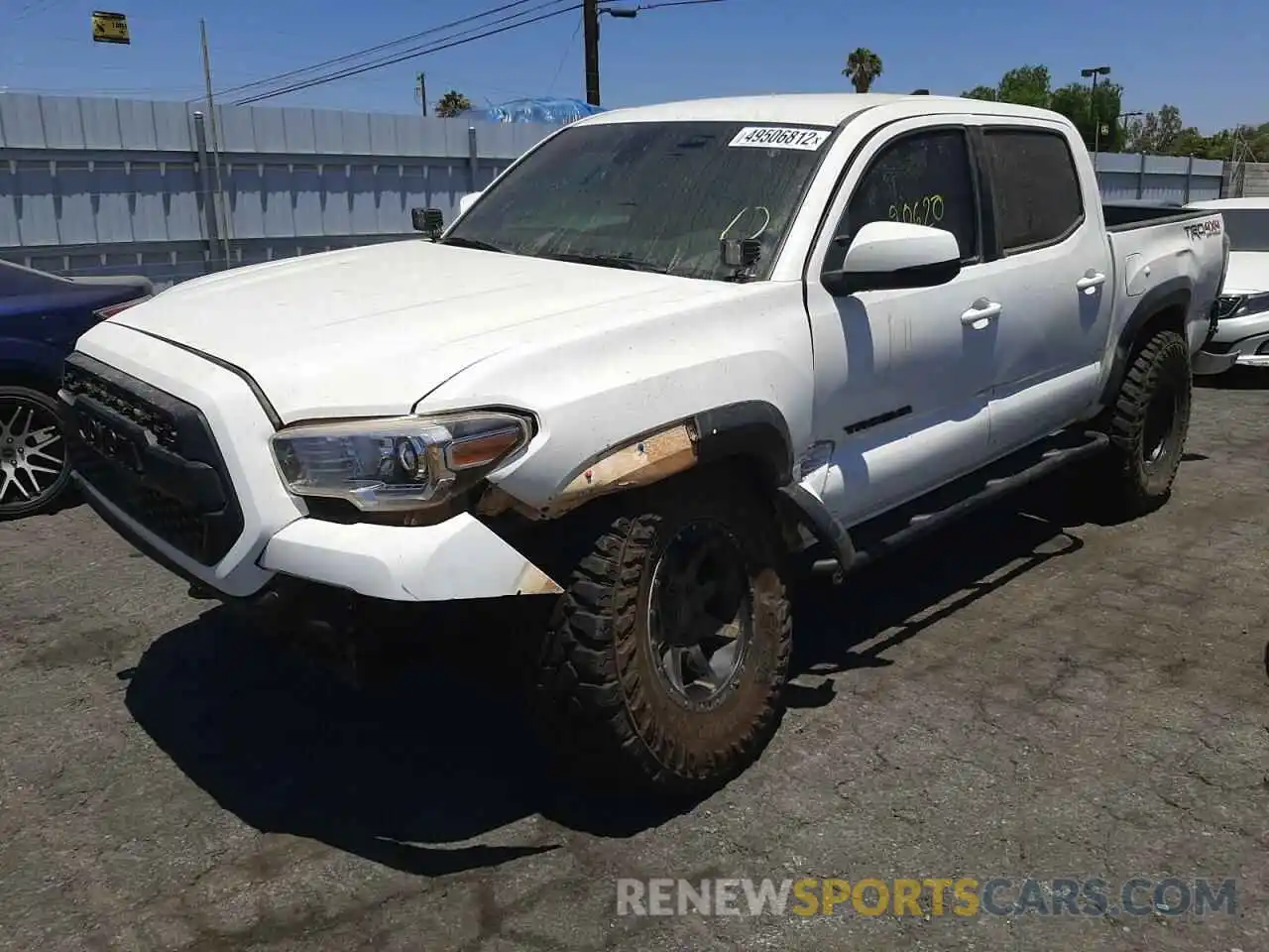 2 Photograph of a damaged car 3TMCZ5AN6MM374772 TOYOTA TACOMA 2021