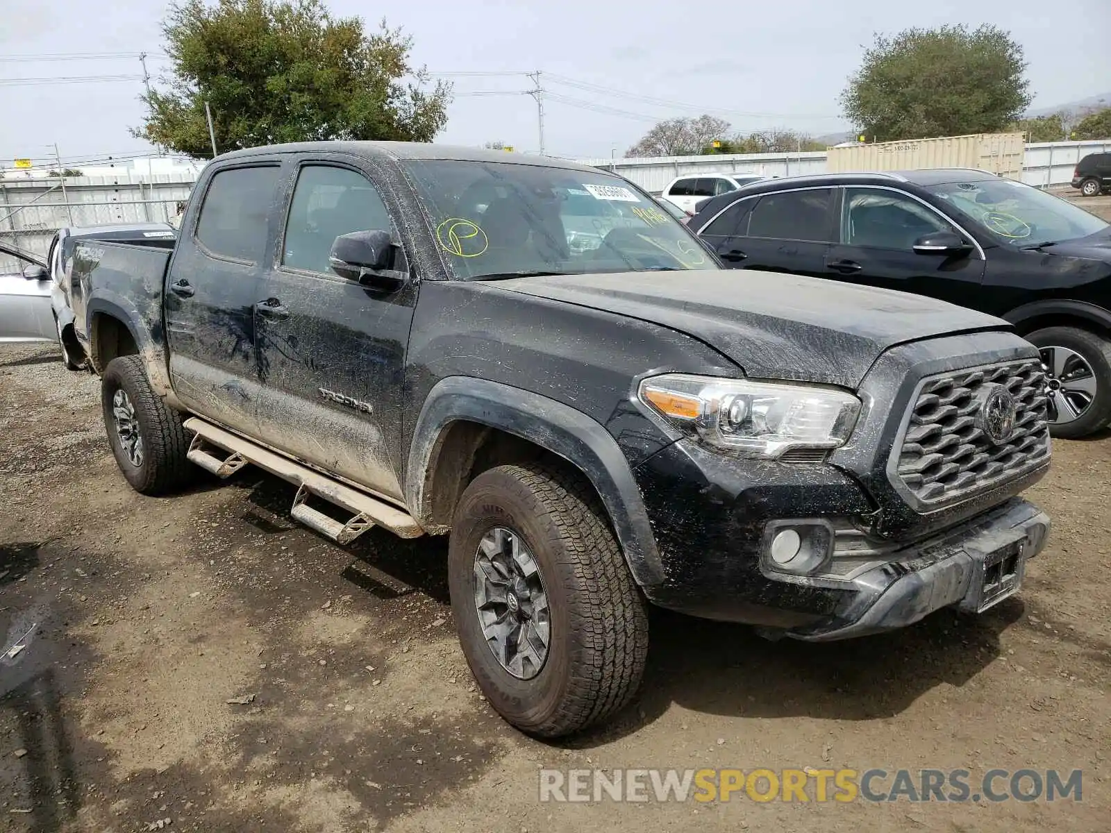 1 Photograph of a damaged car 3TMCZ5AN6MM381785 TOYOTA TACOMA 2021