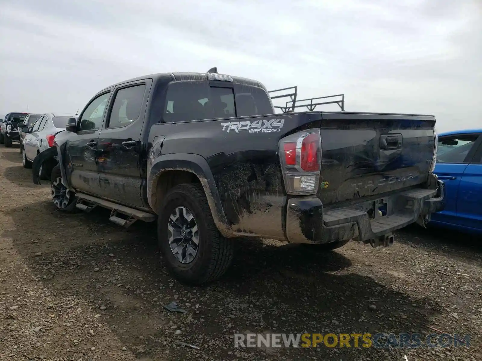 3 Photograph of a damaged car 3TMCZ5AN6MM381785 TOYOTA TACOMA 2021