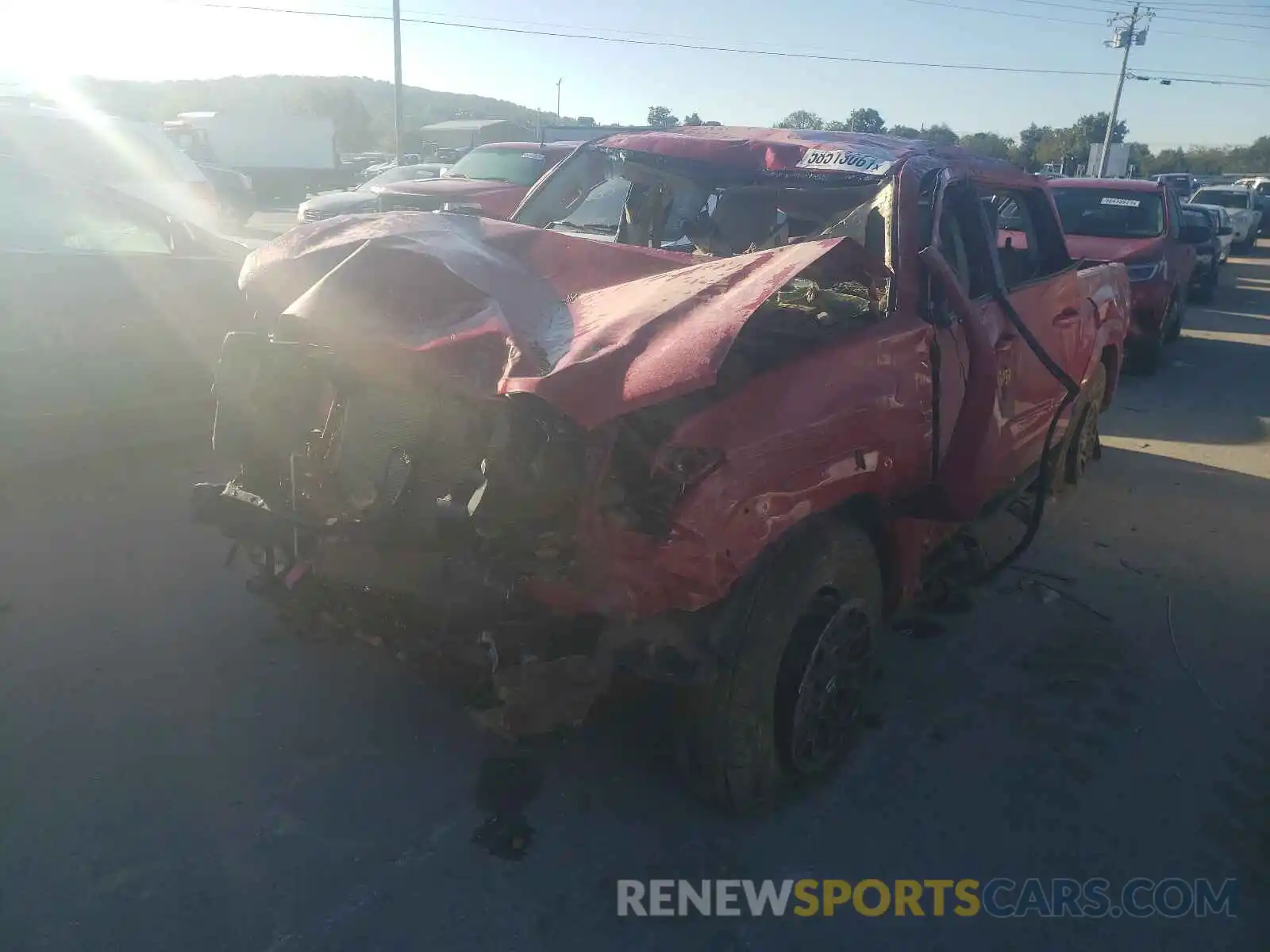 2 Photograph of a damaged car 3TMCZ5AN6MM382032 TOYOTA TACOMA 2021