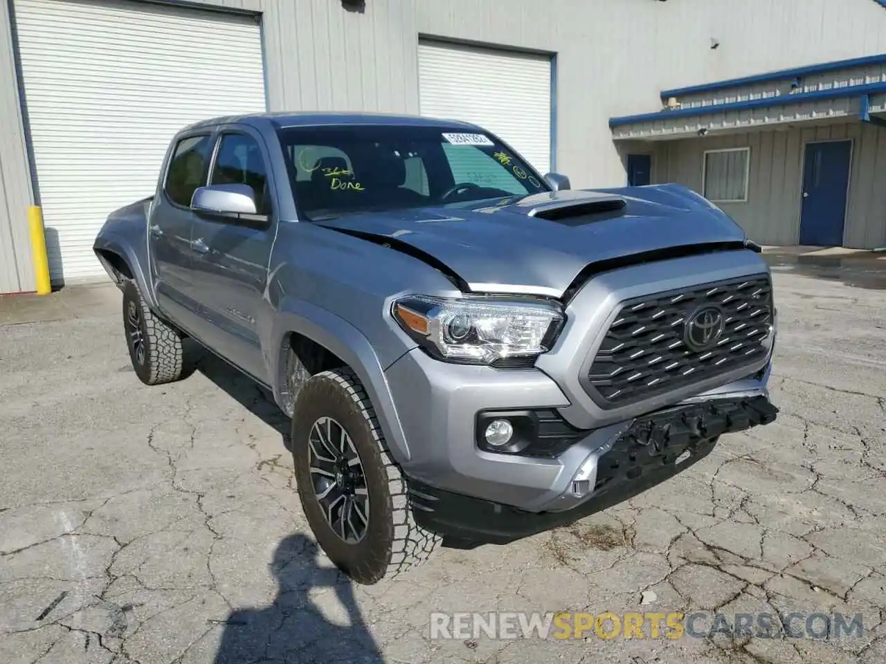 1 Photograph of a damaged car 3TMCZ5AN6MM382810 TOYOTA TACOMA 2021