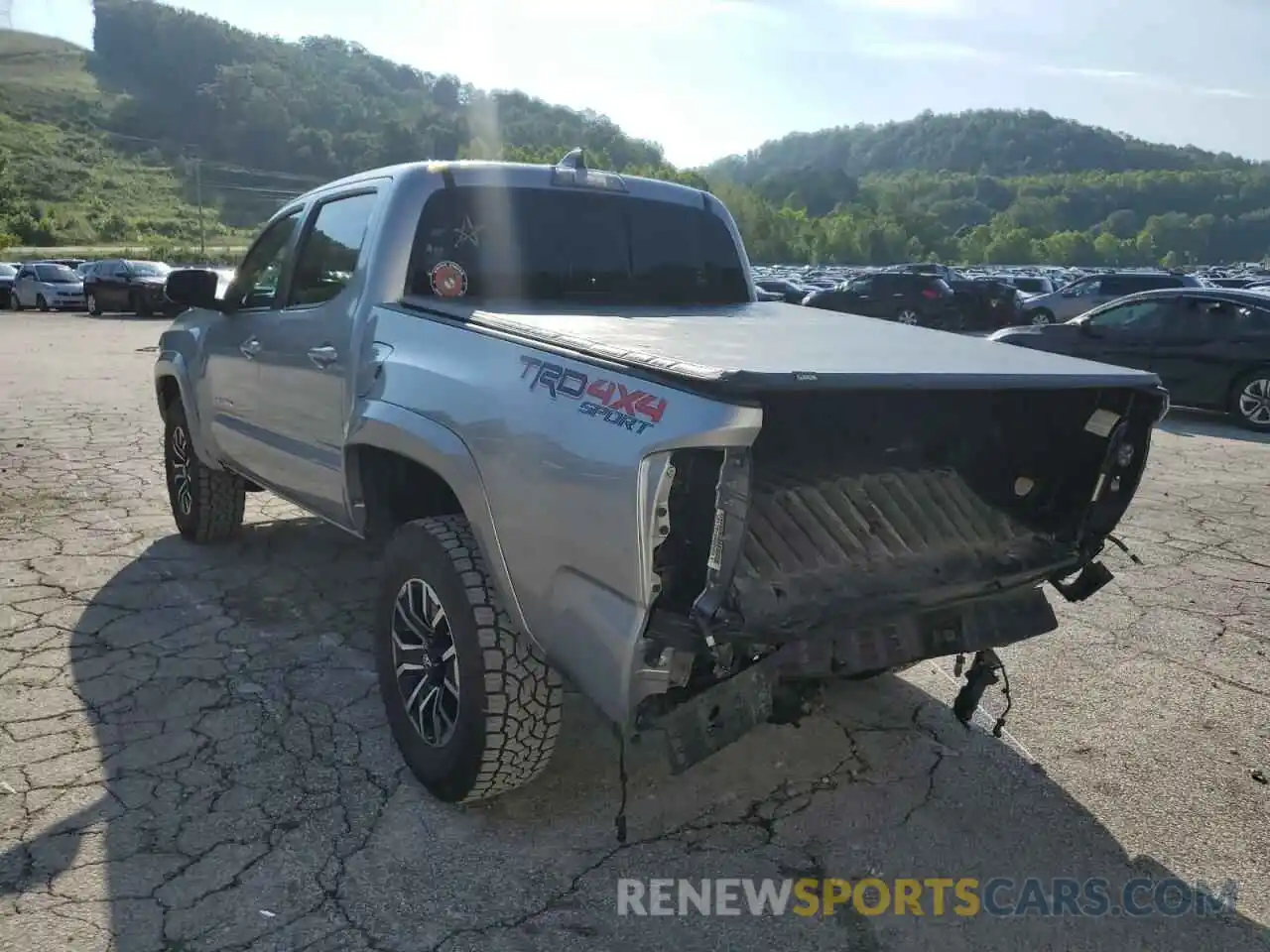 3 Photograph of a damaged car 3TMCZ5AN6MM382810 TOYOTA TACOMA 2021