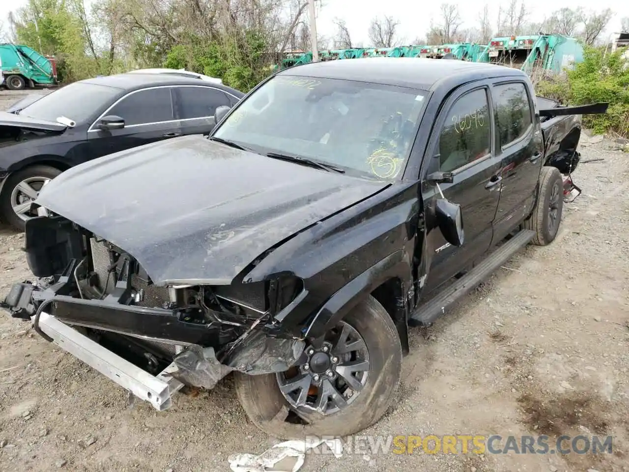 2 Photograph of a damaged car 3TMCZ5AN6MM383102 TOYOTA TACOMA 2021