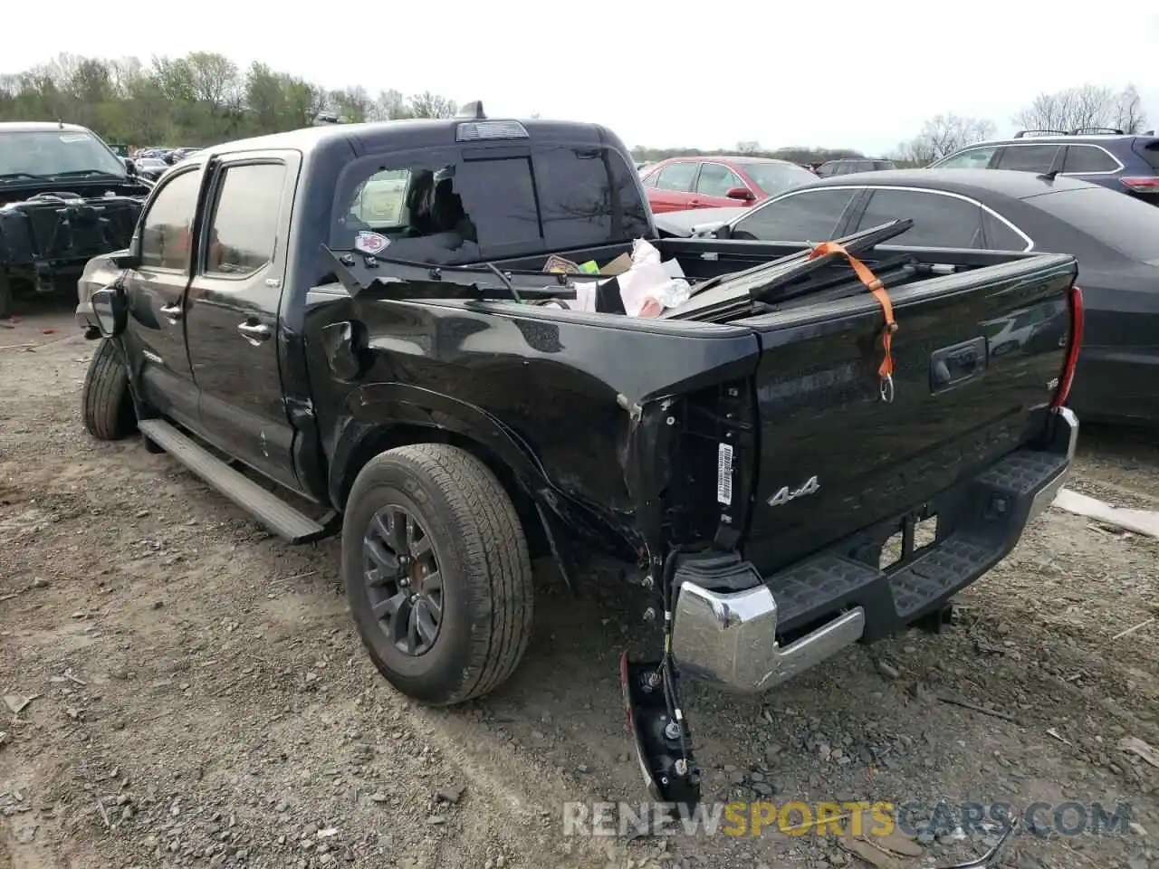 3 Photograph of a damaged car 3TMCZ5AN6MM383102 TOYOTA TACOMA 2021