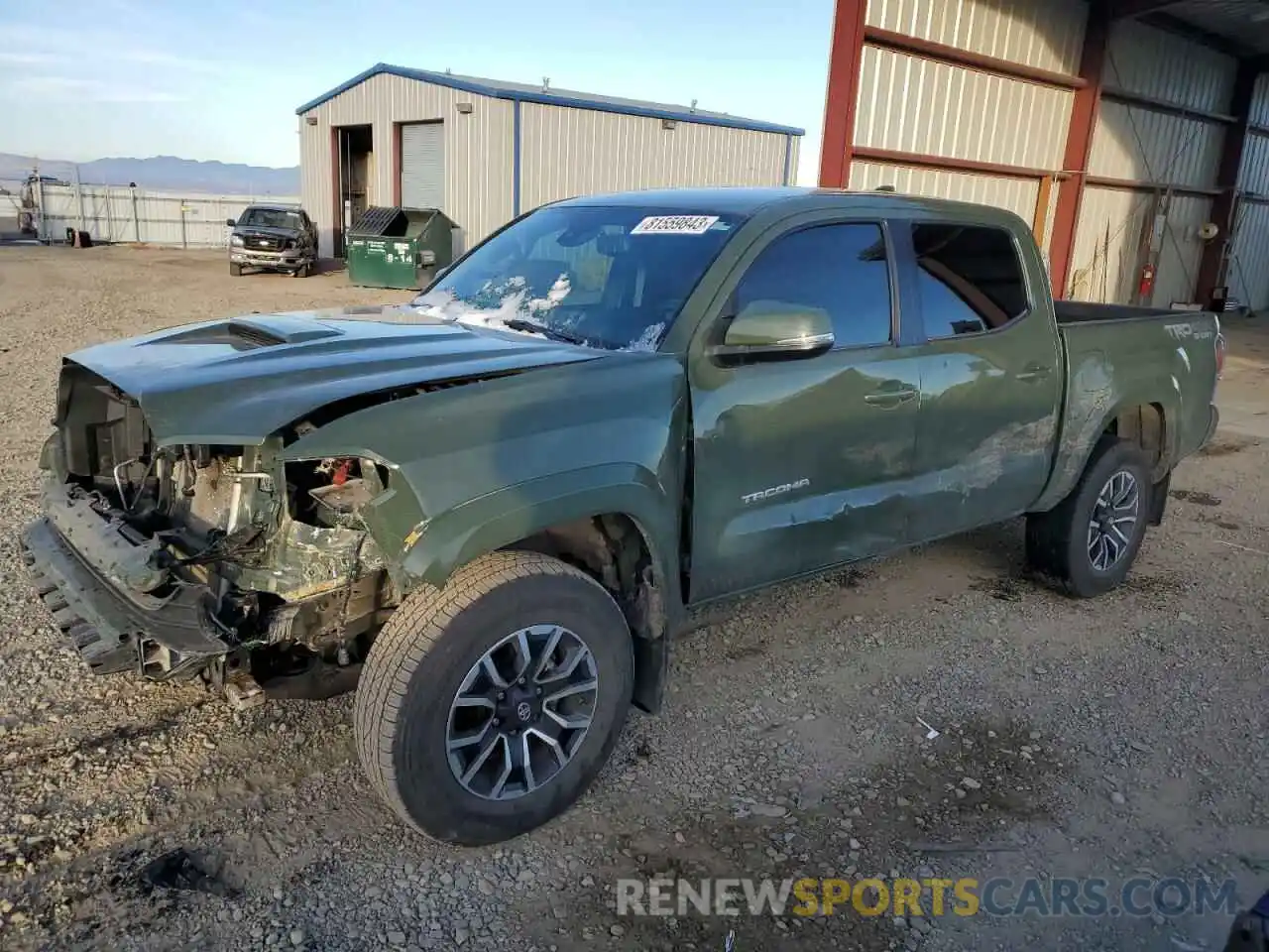 1 Photograph of a damaged car 3TMCZ5AN6MM385819 TOYOTA TACOMA 2021