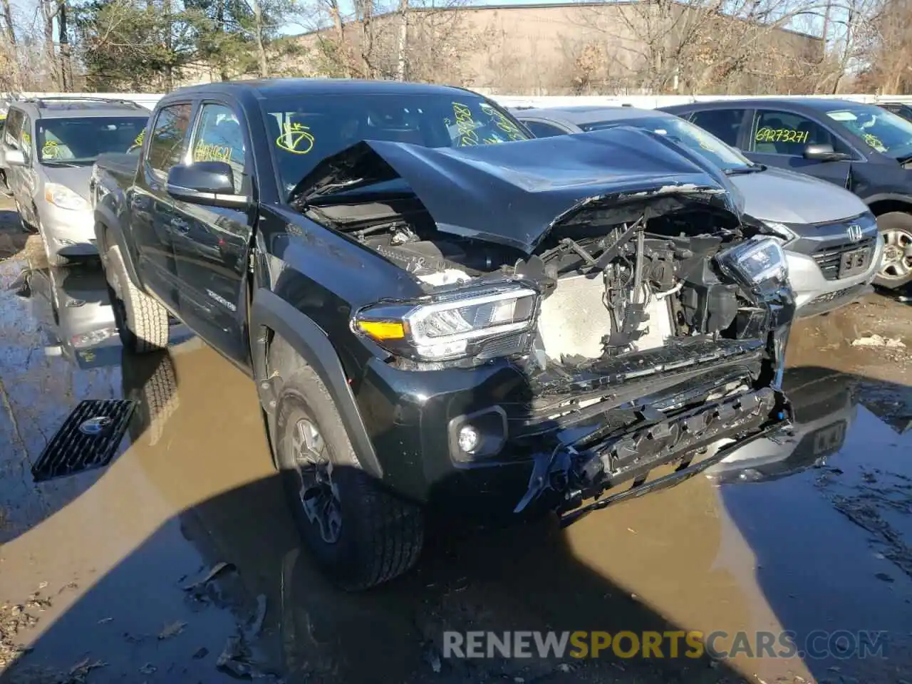 1 Photograph of a damaged car 3TMCZ5AN6MM390213 TOYOTA TACOMA 2021